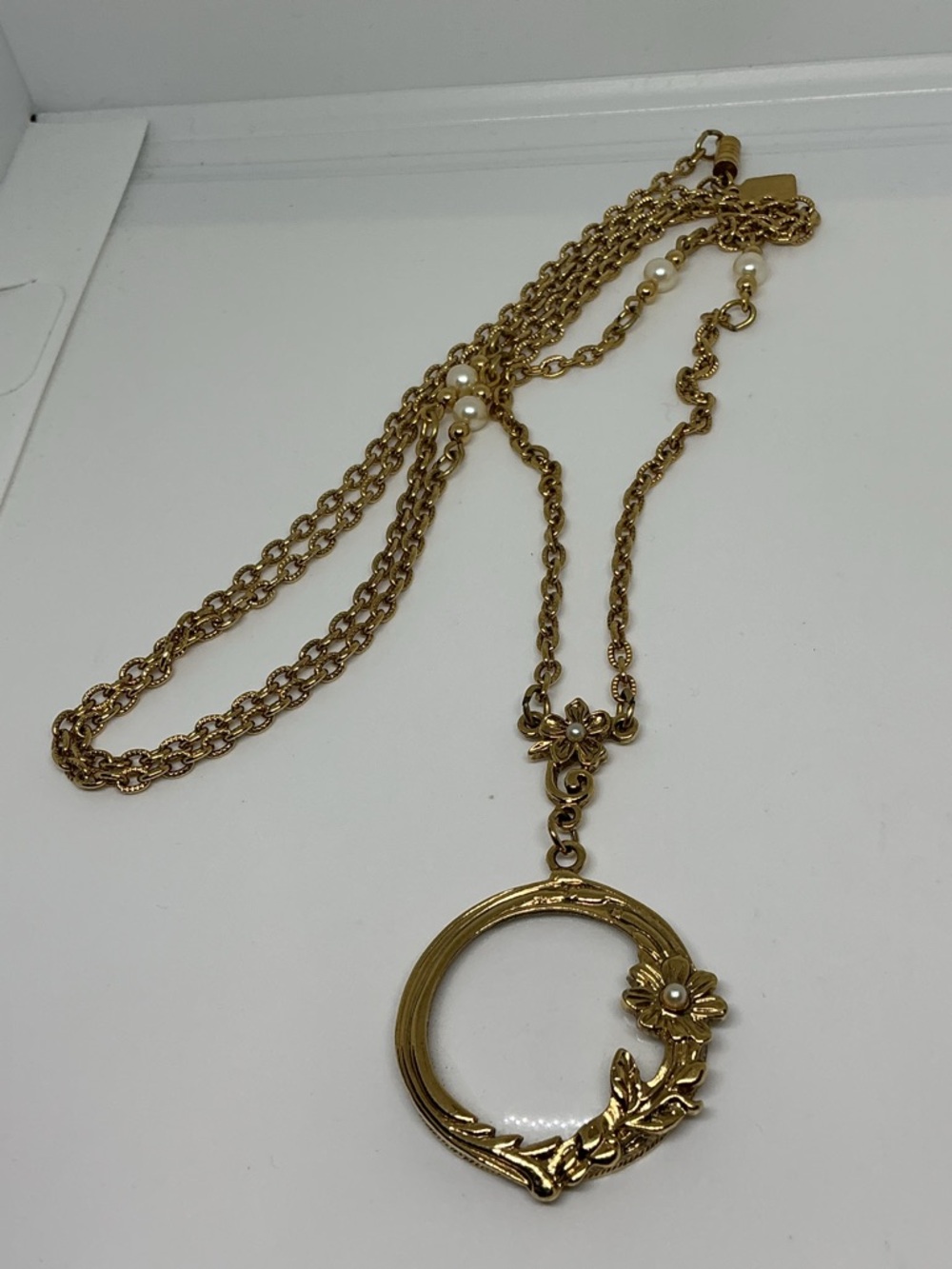 1928 Jewelry Co Magnifying Glass Pendant Necklace - Picture 3 of 9